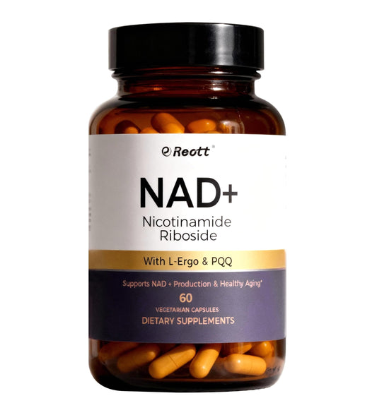 Reott NR Nicotinamide Riboside With L-Ergo & PQQ 60 Count