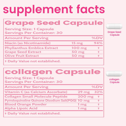 Reott Women's Daily Vitamin Packs with Collagen Peptide, PQQ, 4-IN-1 Multivitamins