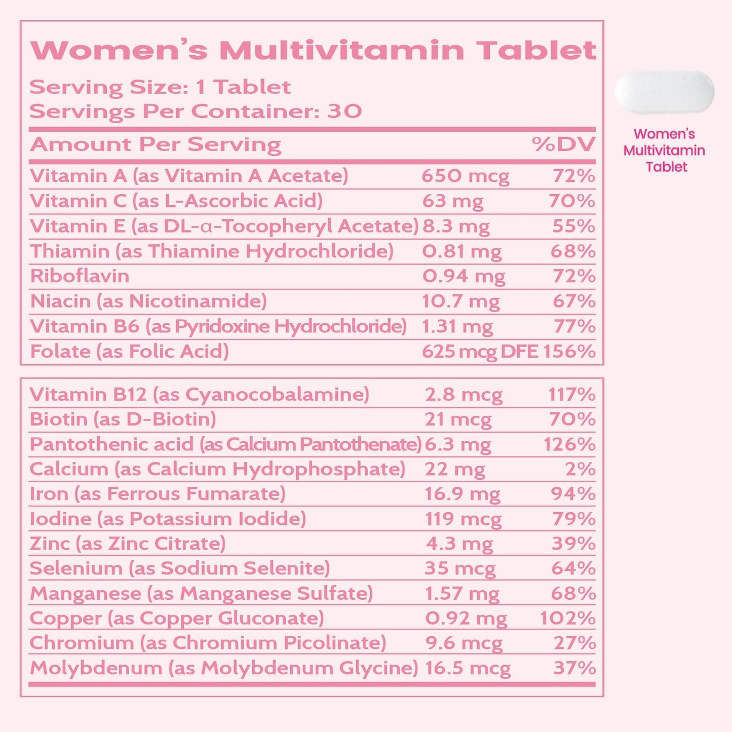 Reott Women's Daily Vitamin Packs with Collagen Peptide, PQQ, 4-IN-1 Multivitamins