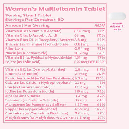 Reott Women's Daily Vitamin Packs with Collagen Peptide, PQQ, 4-IN-1 Multivitamins