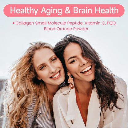 Reott Women's Daily Vitamin Packs with Collagen Peptide, PQQ, 4-IN-1 Multivitamins